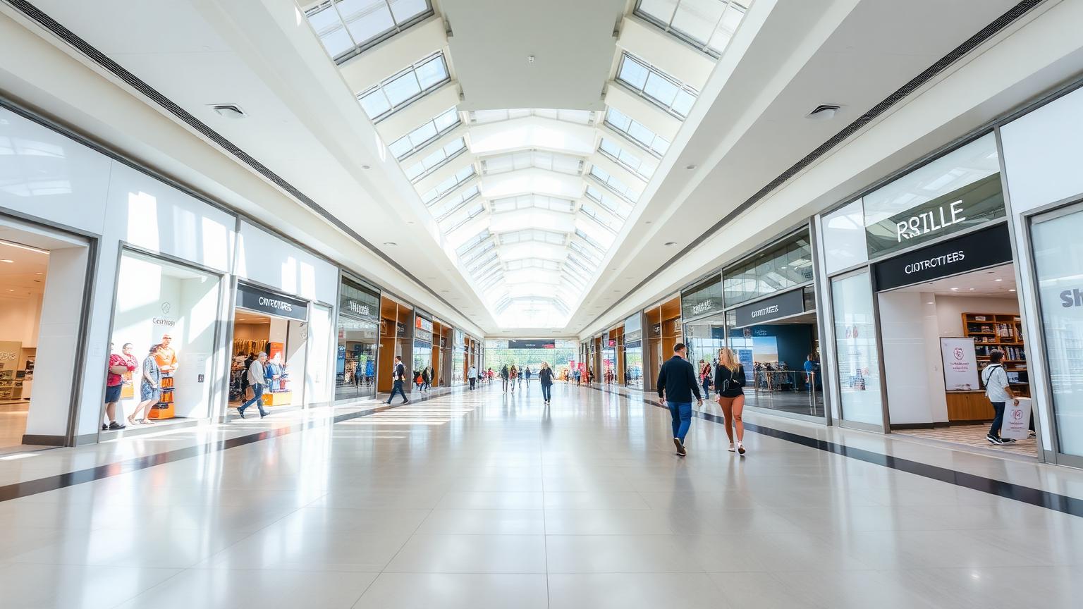Sawgrass Mills — skylit indoor outlet concourse